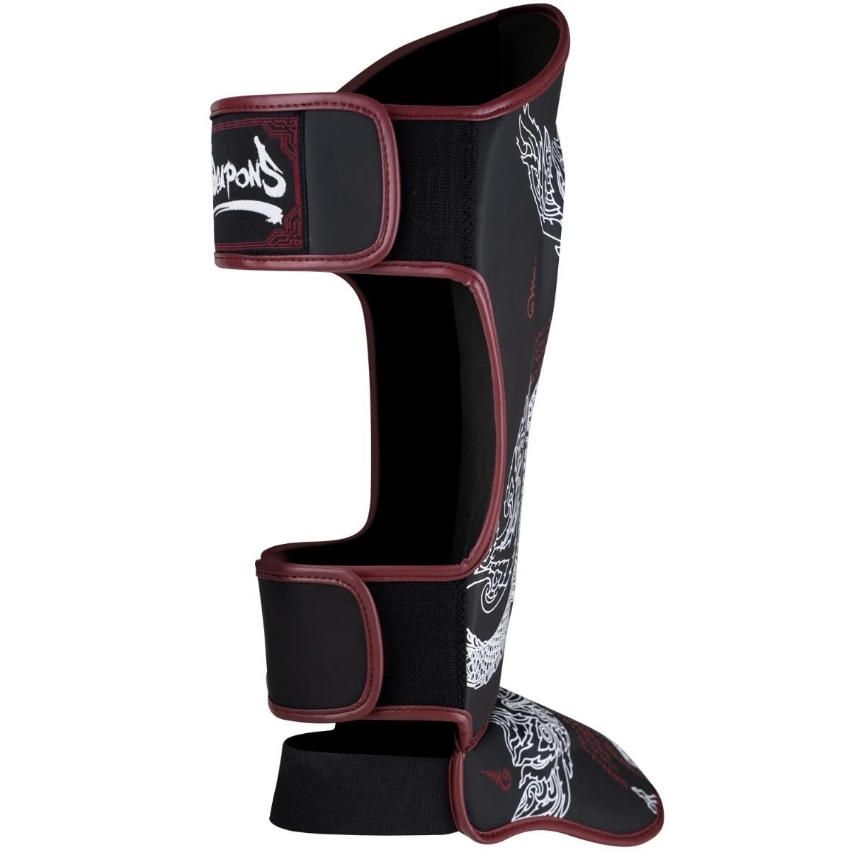 8 WEAPONS Shin Guards - Sak Yant Naga black XL 7/7