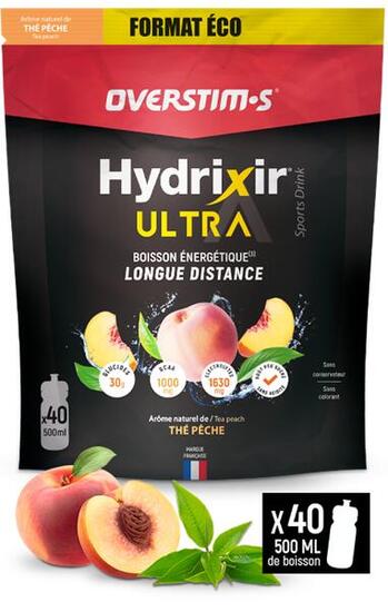 Boisson Isotonique - Hydrixir Ultra - thé peche - 1,6kg