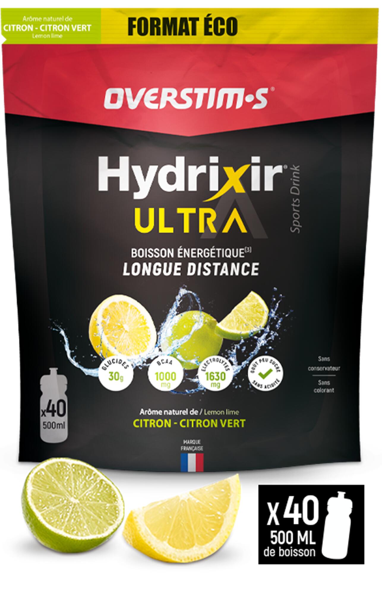 OVERSTIM.S Isotone drank - Hydrixir Ultra - Citroen limoen - 1,6kg