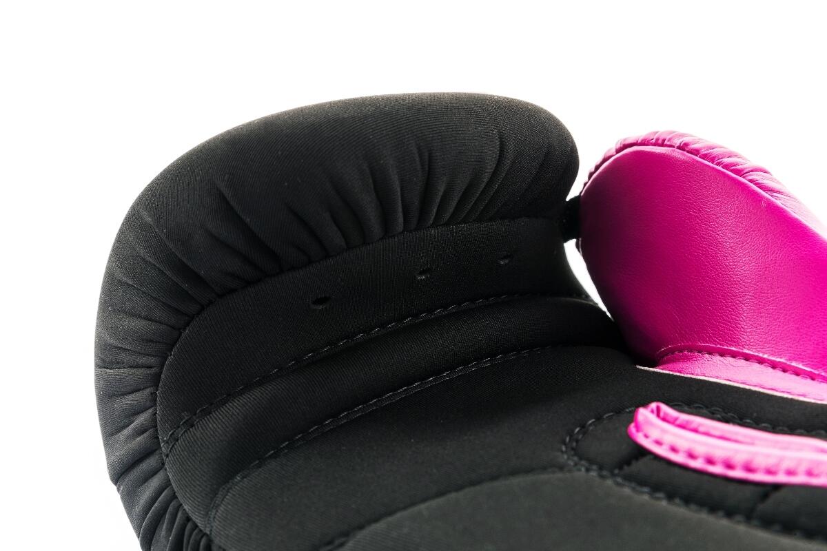 Guanti da Boxe UFC PRO Lavabili – Nero/Rosa – L 7/7