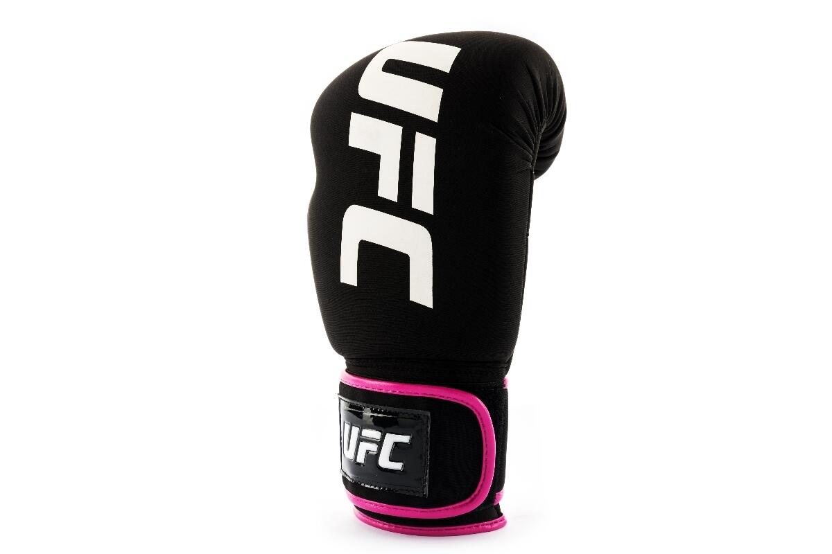 Guanti da Boxe UFC PRO Lavabili – Nero/Rosa – L 6/7
