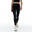 Leggings mallas deportivas Streetflex 7/8 de mujer Black Limba Black & Cream