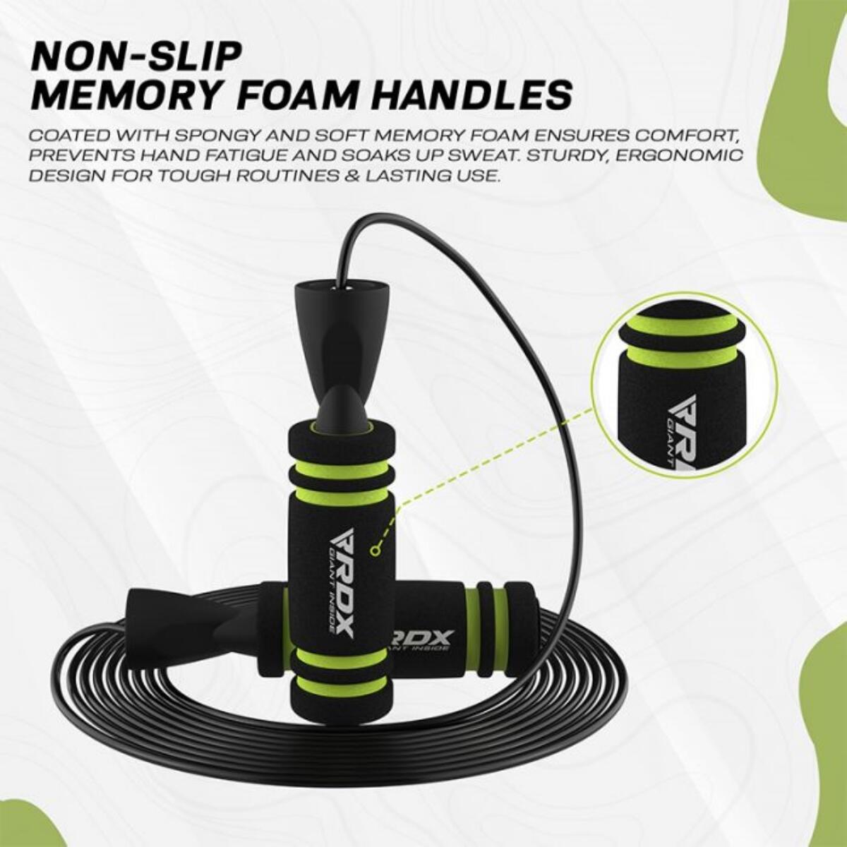 3m10 Adjustable Non-Slip Memory Foam Skipping Rope