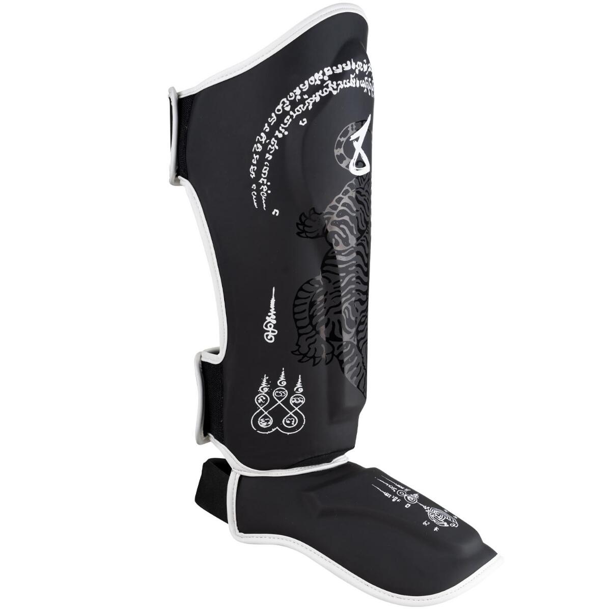 8 WEAPONS Shin Guards - Sak Yant Big Tiger black L 11/15