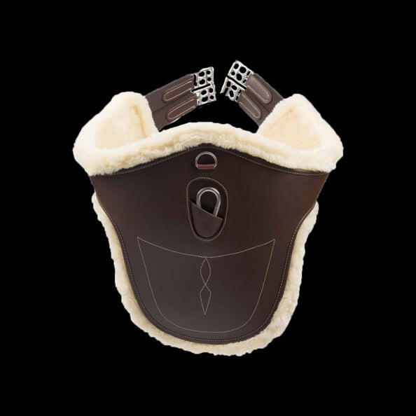 KENTUCKY HORSEWEAR Bruin Buikflapsingel Wol/bont