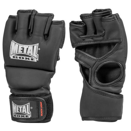 Gants de MMA compétition sans pouce métal boxe
