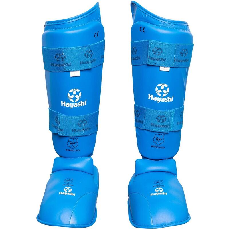 Protége tibibias/pieds WKF bleu L