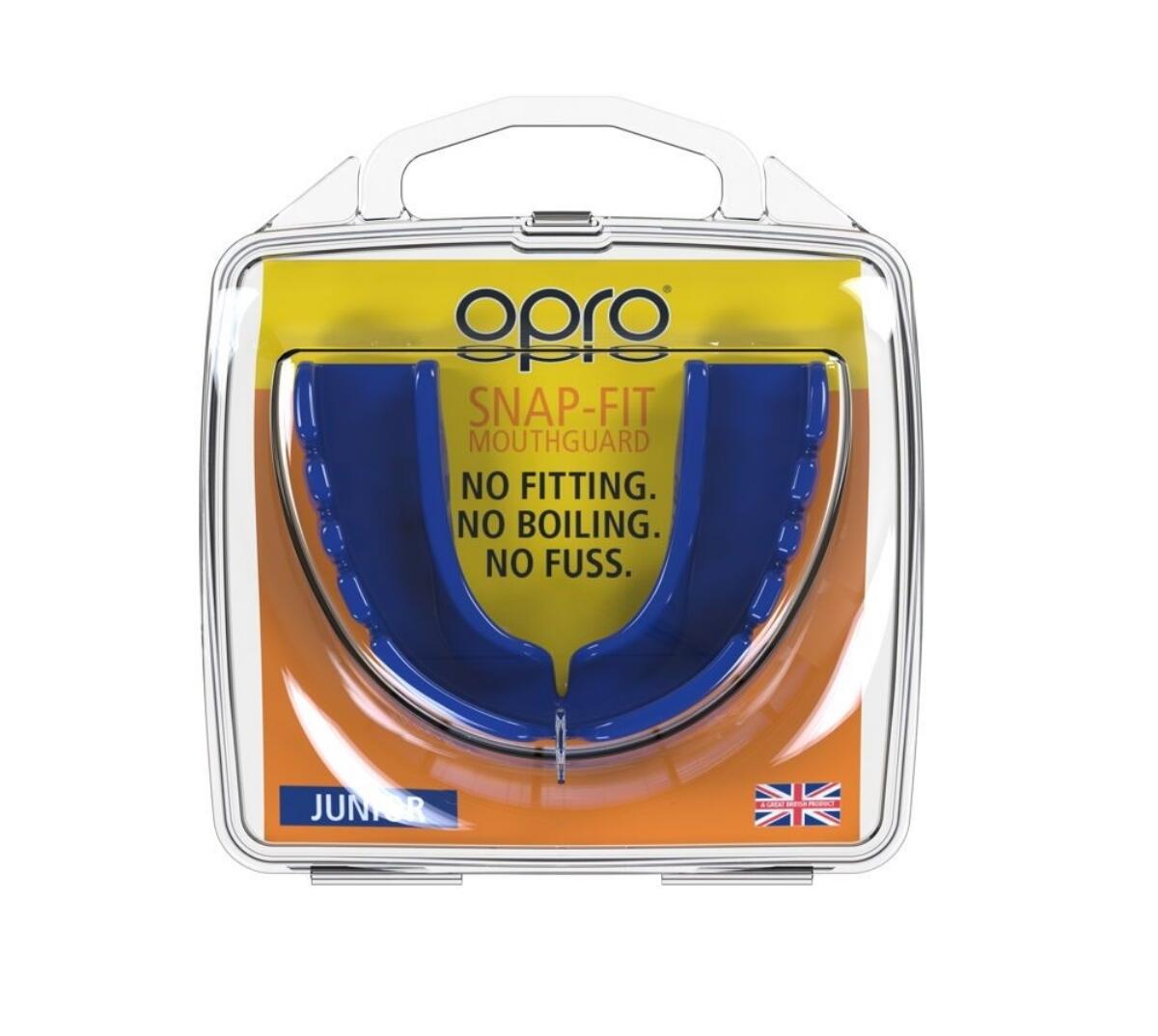 Protège-dents OPRO Snap-Fit Junior – Electric Blue 2/5