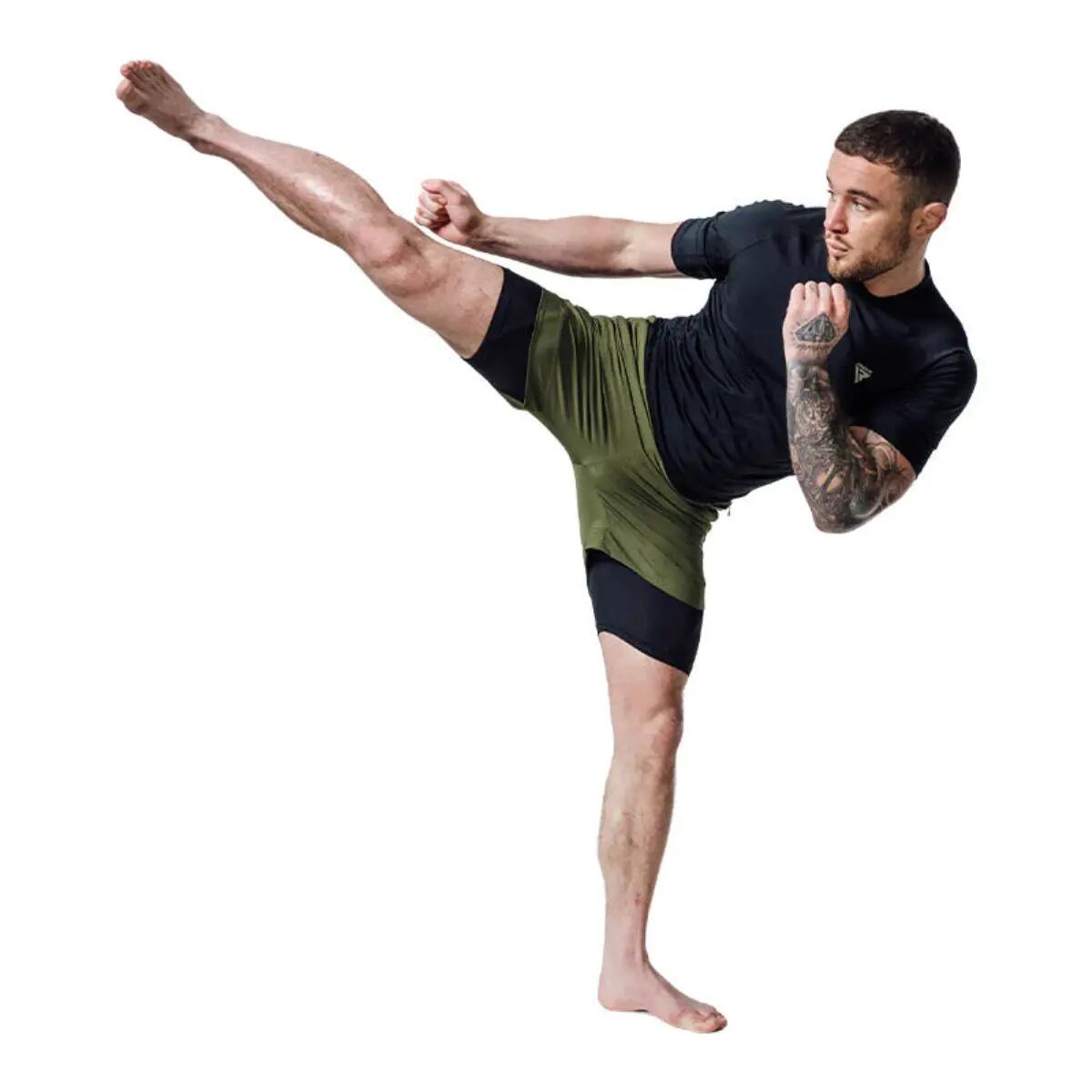 T16 2-in-1 Compression MMA Shorts 5/6