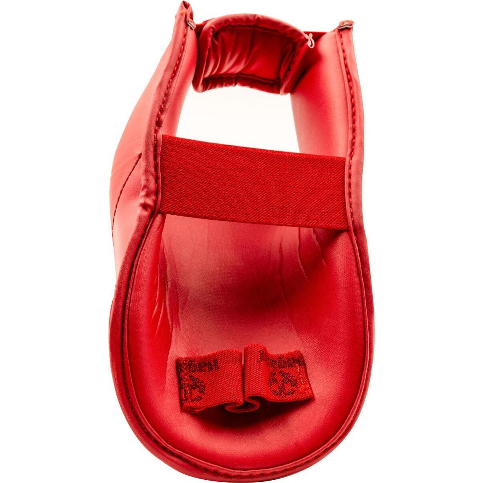 Protége tibibias/pieds WKF rouge XL