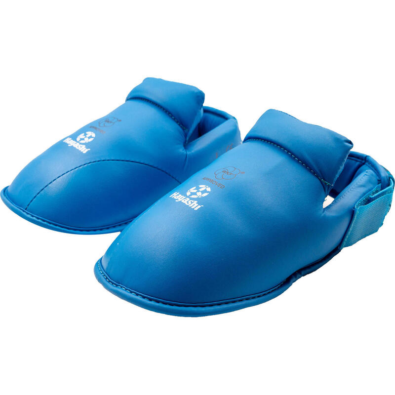Protége tibibias/pieds WKF bleu S