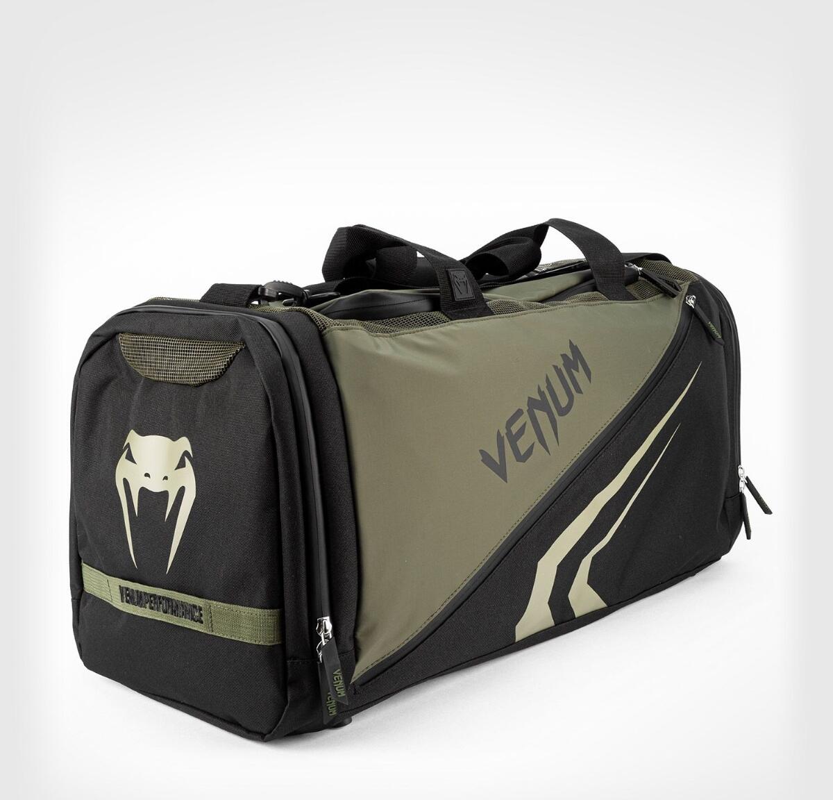 Venum Trainer Lite Evo Sports Bags  - Khaki/Black 3/7