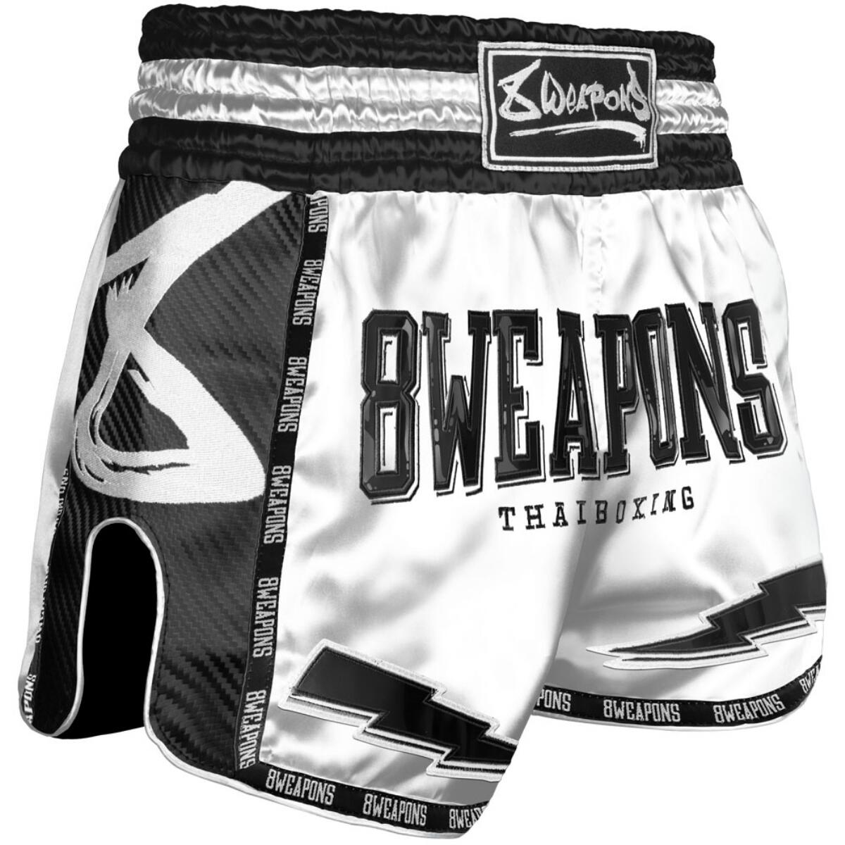 8 WEAPONS 8 Weapons Muay Thai Shorts Carbon - Snow Night