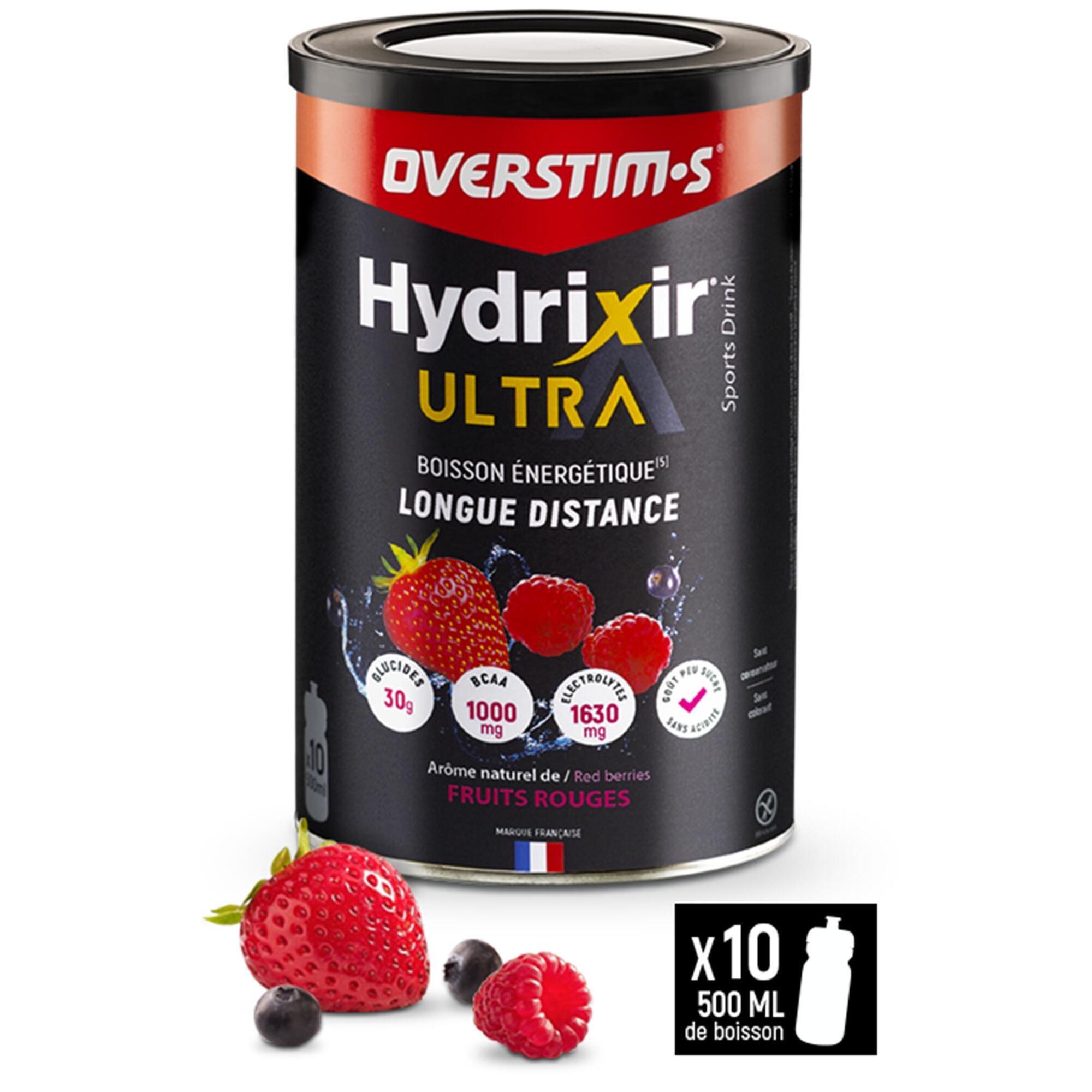 Overstim.s - Boisson Isotonique - Hydrixir Ultra - Fruits Rouges - 400g - Boisson Isotonique - 400 G - Decathlon