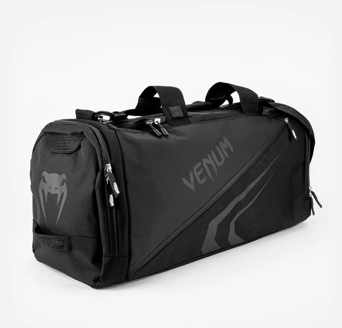 Venum Trainer Lite Evo Sports Bags  - Black/Black 3/7