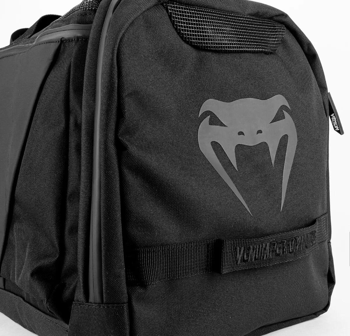 Venum Trainer Lite Evo Sports Bags  - Black/Black 5/7