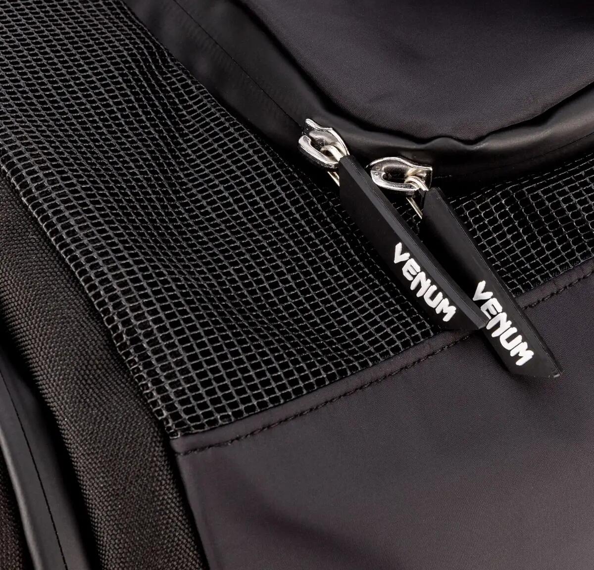Venum Trainer Lite Evo Sports Bags  - Black/Black 7/7