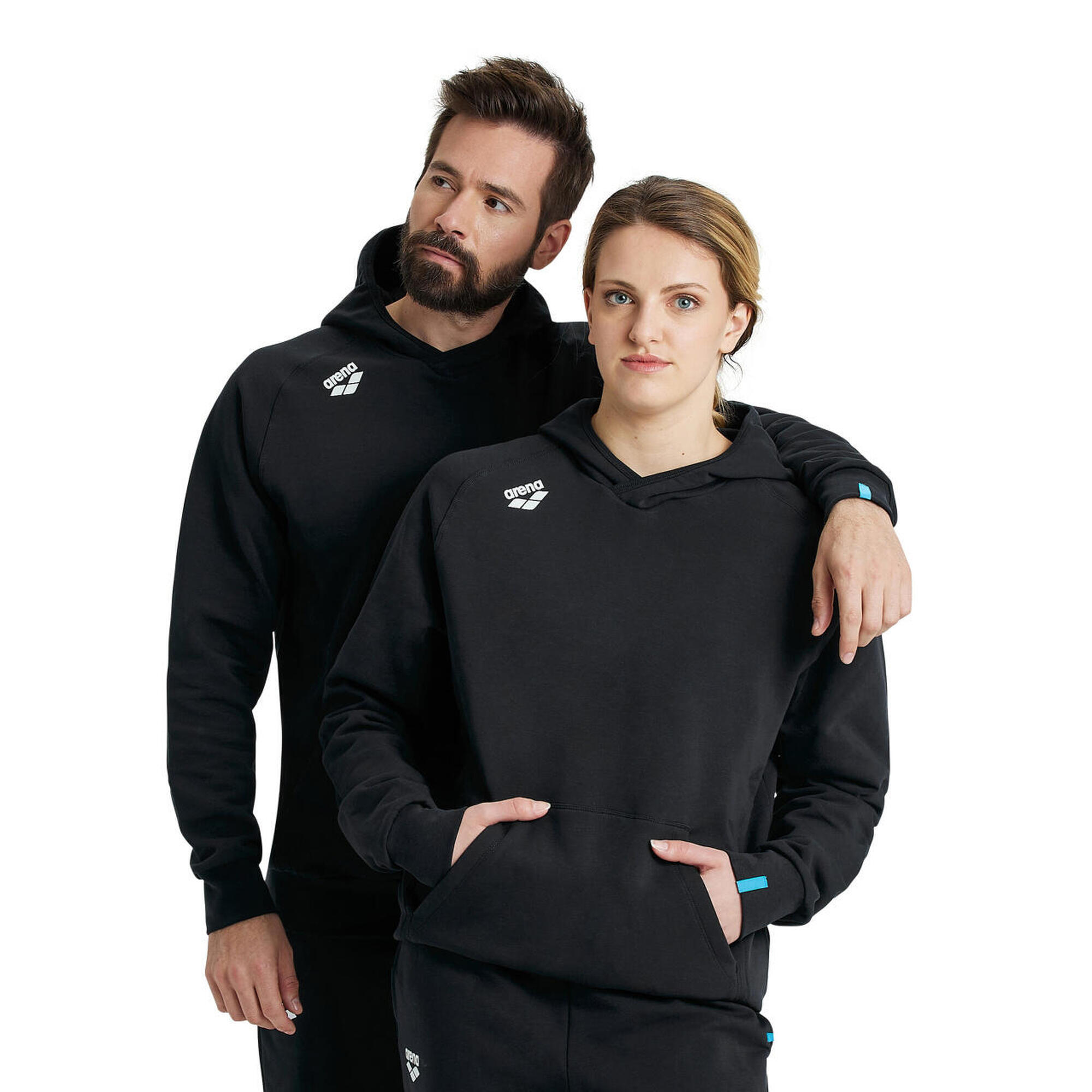 Arena - Sweatshirt À Capuche Arena Team Panel - Sweat-shirt - Noir - 42 M/l - Decathlon