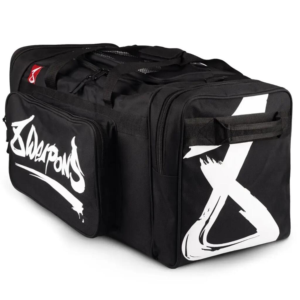 8 WEAPONS Sport Bag, BIG 8, black-white