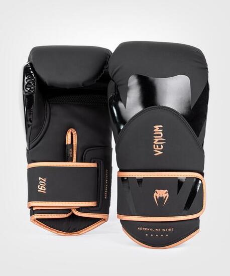 Guantoni da boxe Venum Challenger 4.0 – Nero / Bronzo – 14 oz