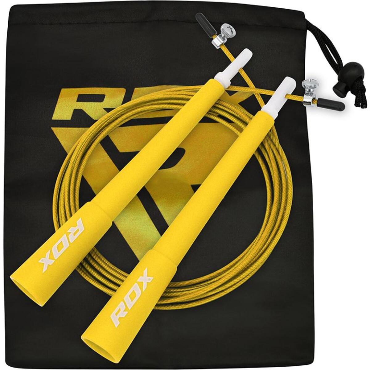 Corde à sauter RDX réglable acier 2,4 mm PVC 3m poignées 16 cm 7/7
