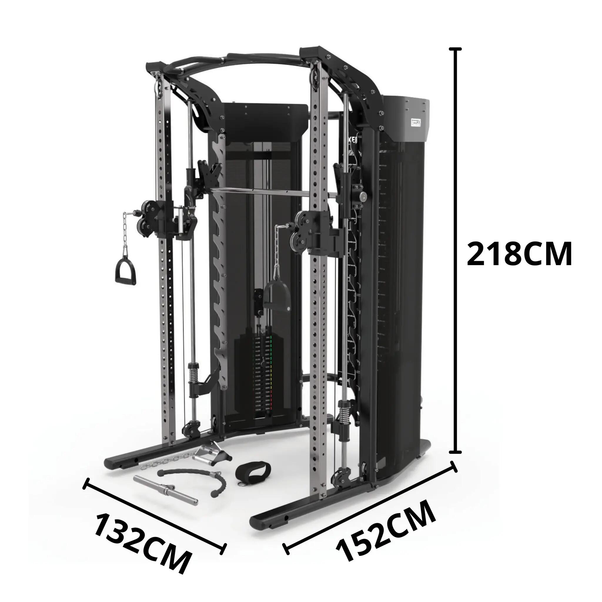 Machine et rack Smith à double poulie 3 en 1 ASX-7000 4/6