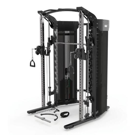 ASX-7000 3-in-1 Dual Pulley Smith Machine & Rack