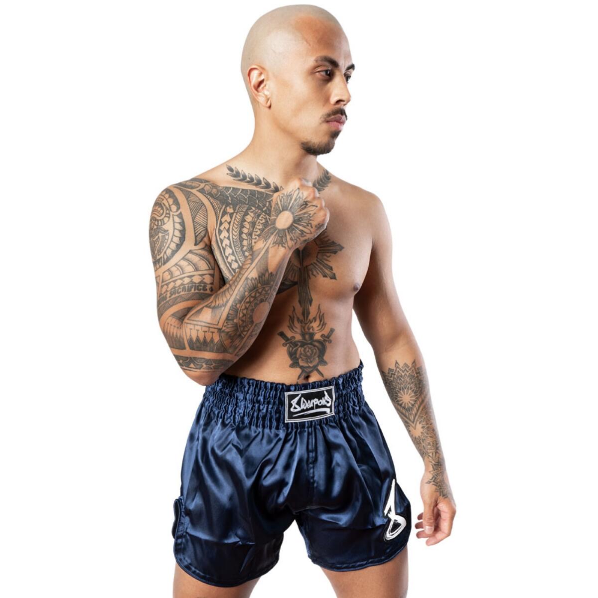Pantaloncini Muay Thai 8Weapons Strike – Blu – M 7/7