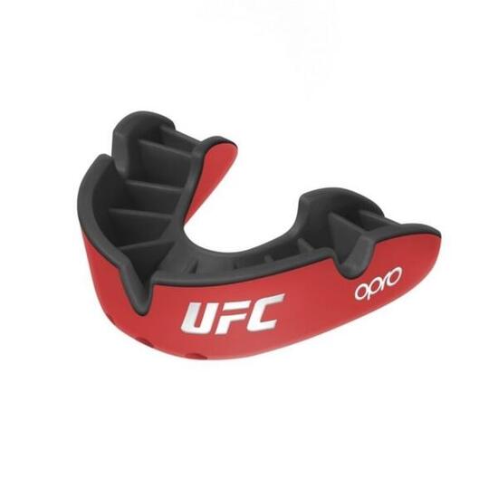 Protège-dents OPRO UFC Silver Junior – Black/Red