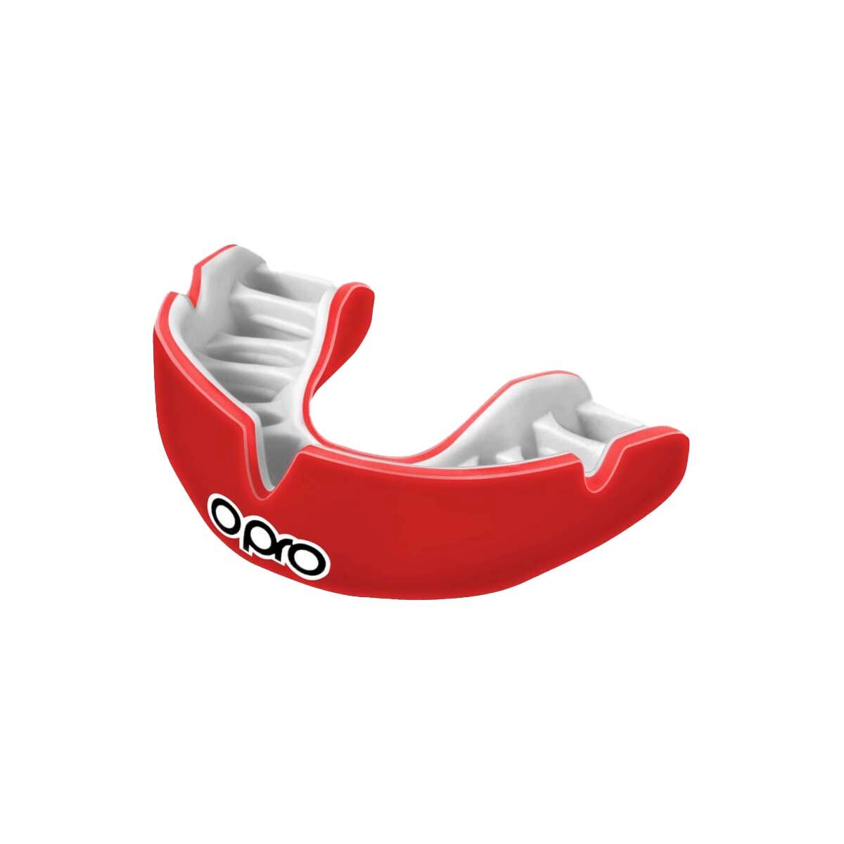 Paradenti Instant Custom Fit OPRO Junior – Rosso/Bianco 6/6