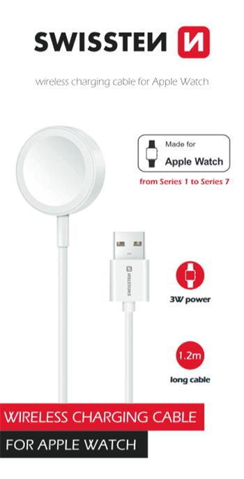 SWISSTEN Cabo Swissten Wireless charge cable for Apple Watch USB