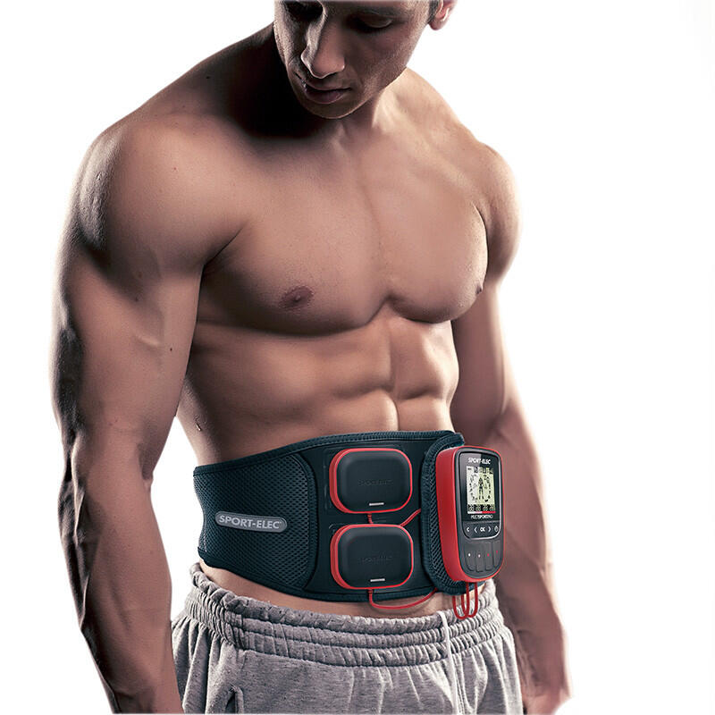 Electroestimulador MultisportPro Sport-Elec Cinto abdo glúteos Bazalettes