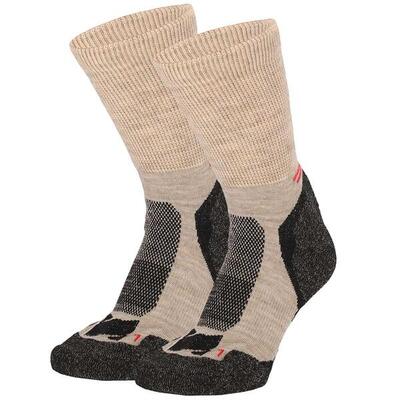 Xtreme - hiking sokken - merino wol - multi beige 2-paar - wandelsokken
