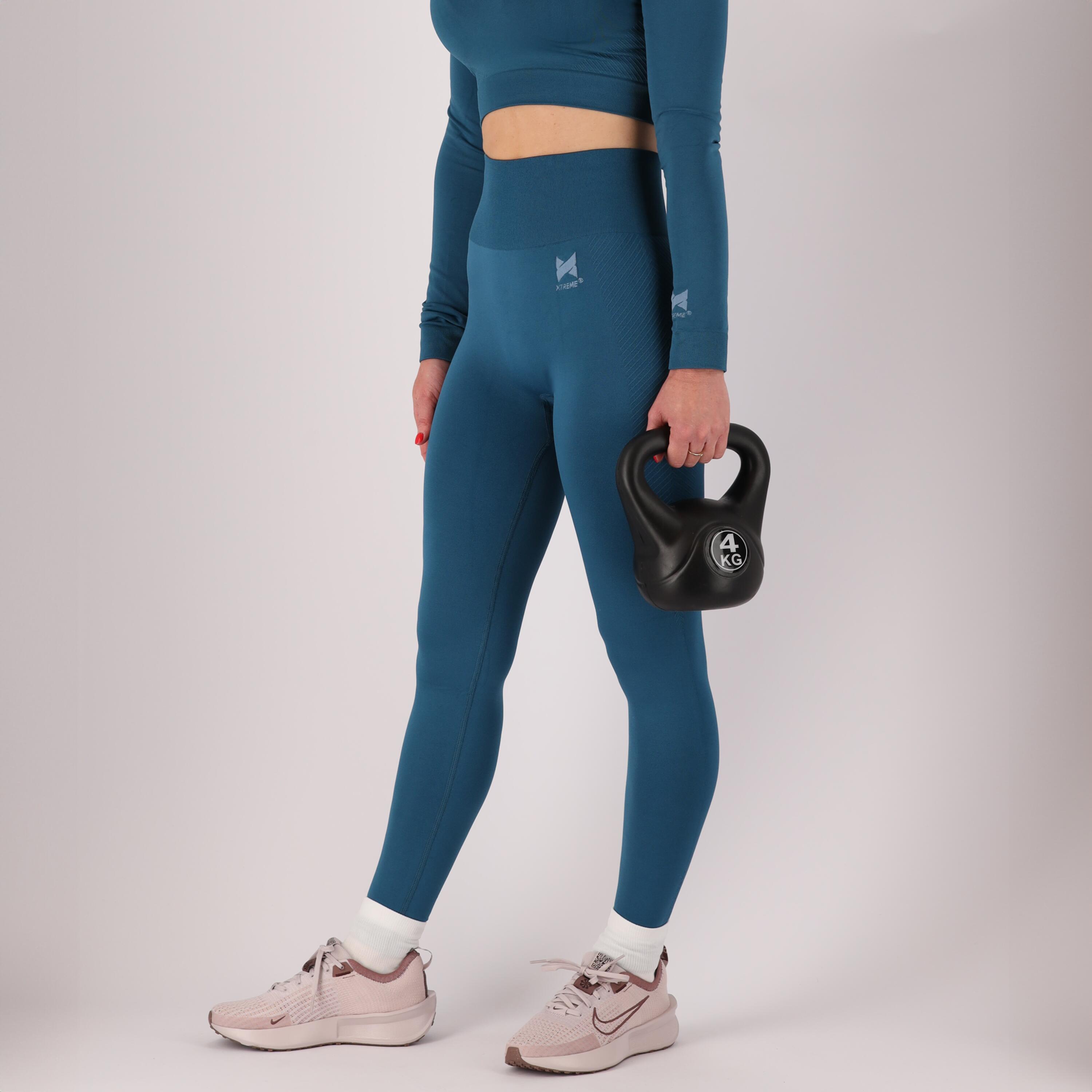 Xtreme - Sport crop top dames - Lange mouwen - Antraciet - 1-Stuk - Sport top 7/7