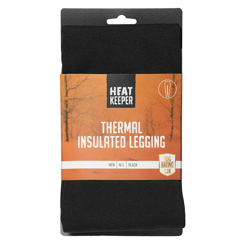 Heatkeeper - Leggings thermiques pour hommes - Noir - 4 pièces