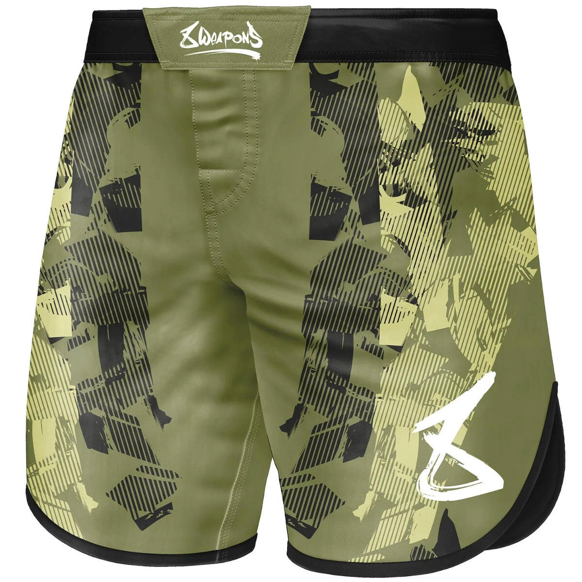 8 WEAPONS Fight Shorts, Hit 2.0, olive-black, XXL 4/4
