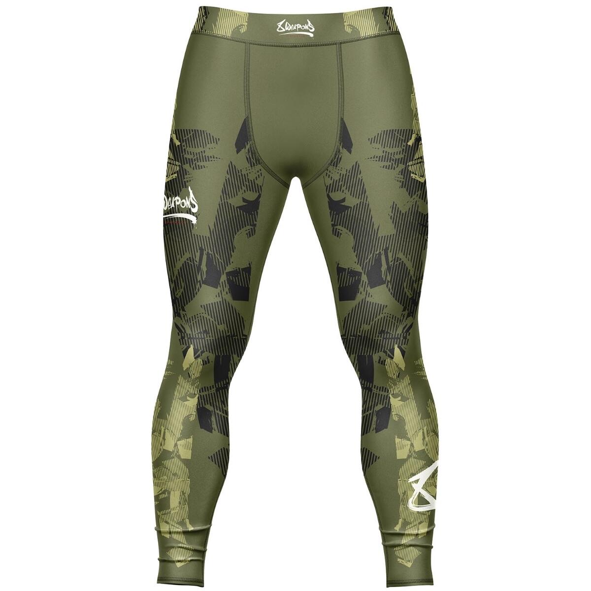 8 WEAPONS 8 WEAPONS Compression Pants, Hit 2.0, olive-black, M