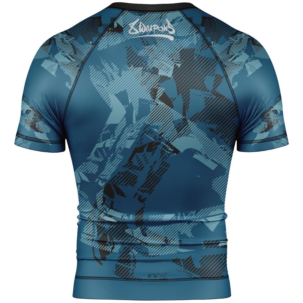 8 WEAPONS Rashguard, S/S, Hit 2.0, navy-black, S 2/7
