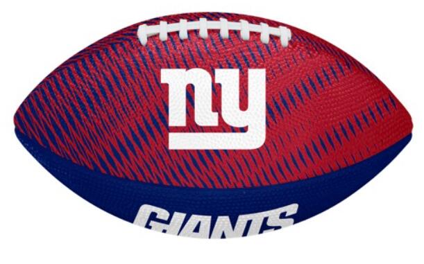 WILSON Squadra NFL Wilson Tailgate Football Junior Team Giants