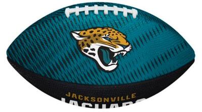 Wilson nfl team tailgate football junior team jaguars