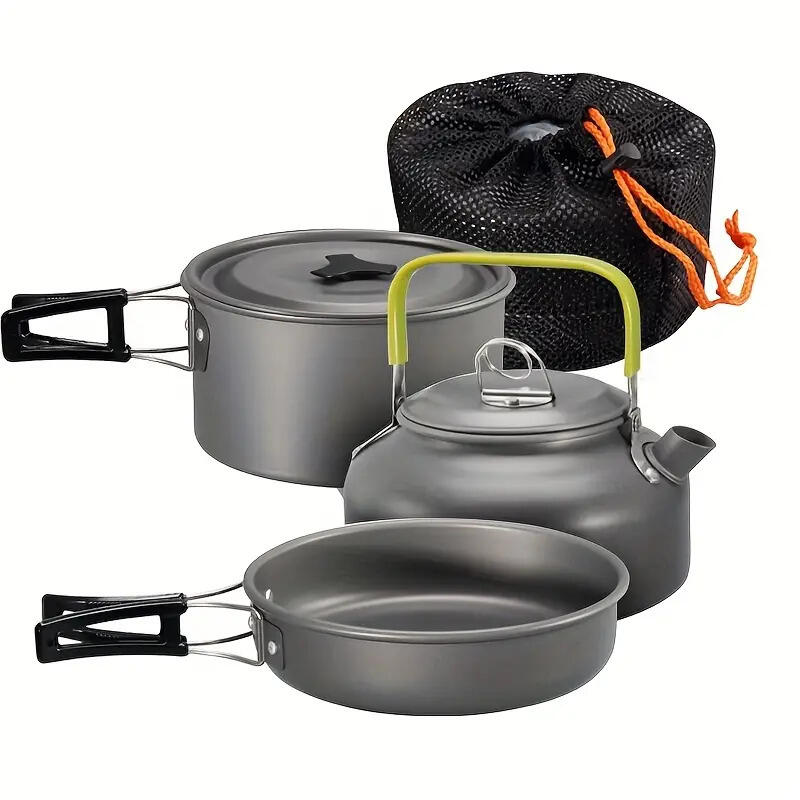 3pcs Ultra-Lightweight Camping Cookware Set