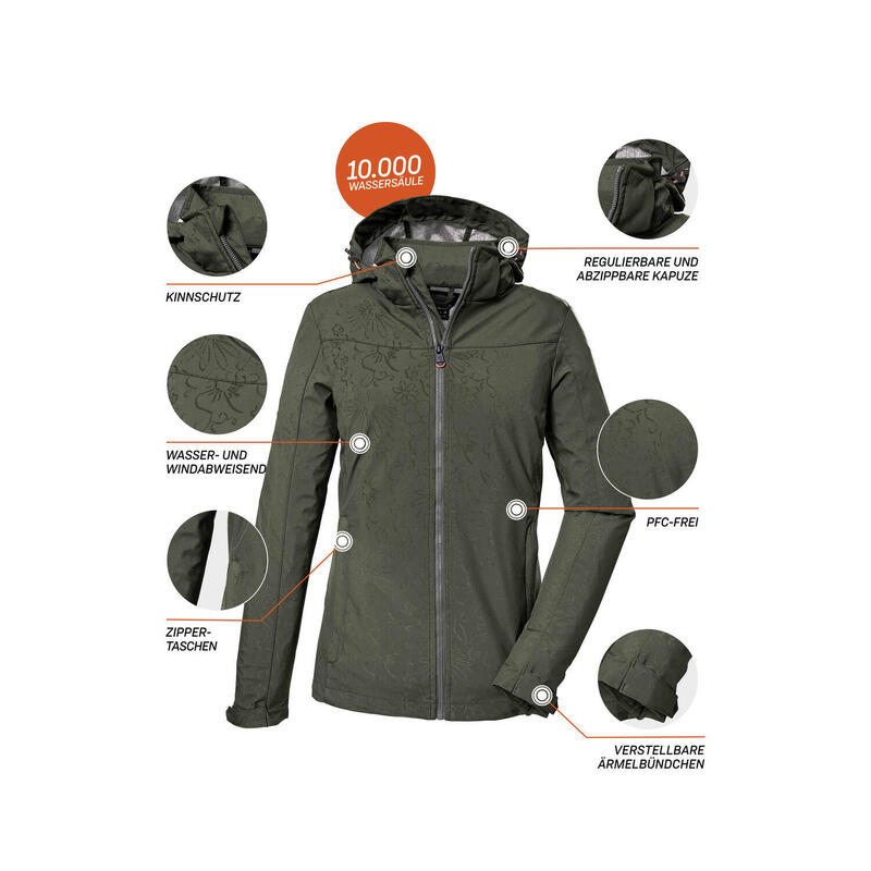 Killtec KOS 40 Softshell Jacket - Women - Olive