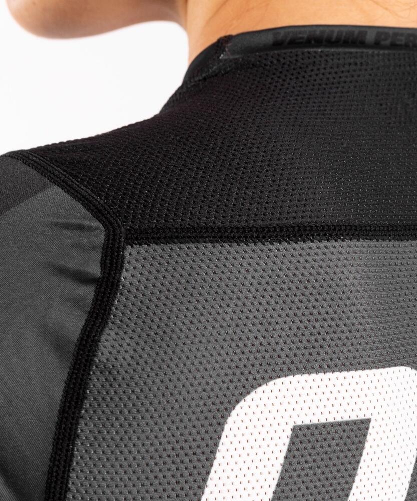 Venum ONE FC Impact Rashguard hort sleeves - for women - Grey/Yellow 3/7