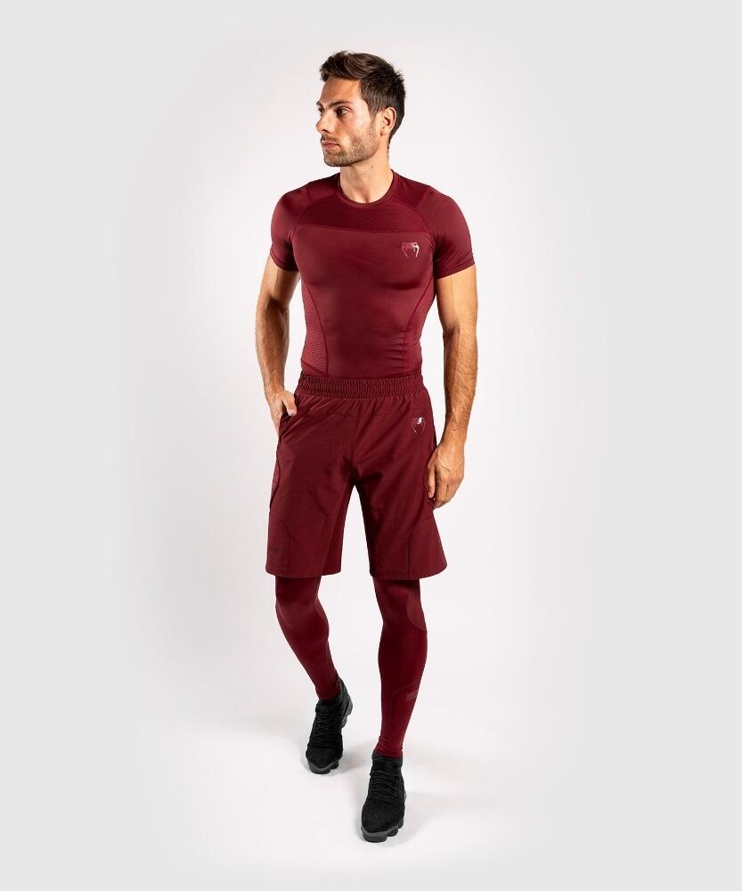 Venum G-Fit Rashguard Short Sleeves - Burgundy 3/6