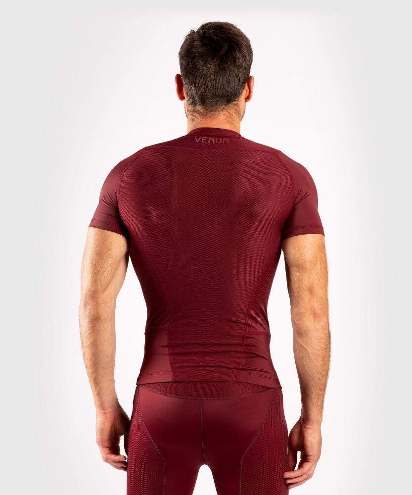 Venum G-Fit Rashguard Short Sleeves - Burgundy 4/6