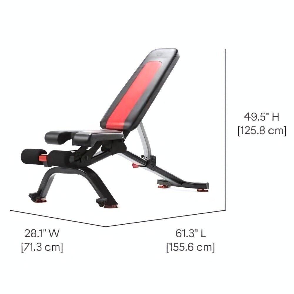 S Stowable Bench Bowflex Selecttech Series Bench New Bowflex
