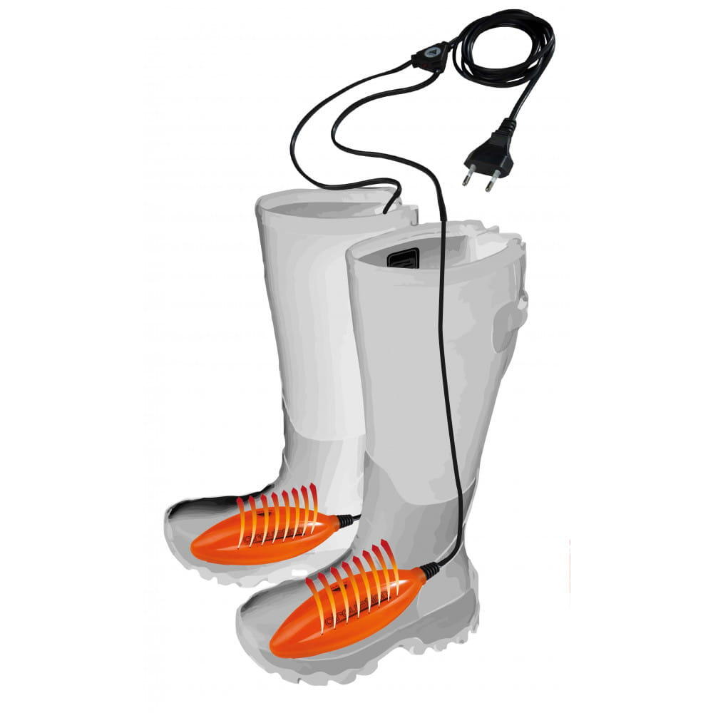 Asciugascarpe Elettrico 2 Paia Con Timer E Luci UV, Pieghevole Per Scarpe, Guanti E Calzini