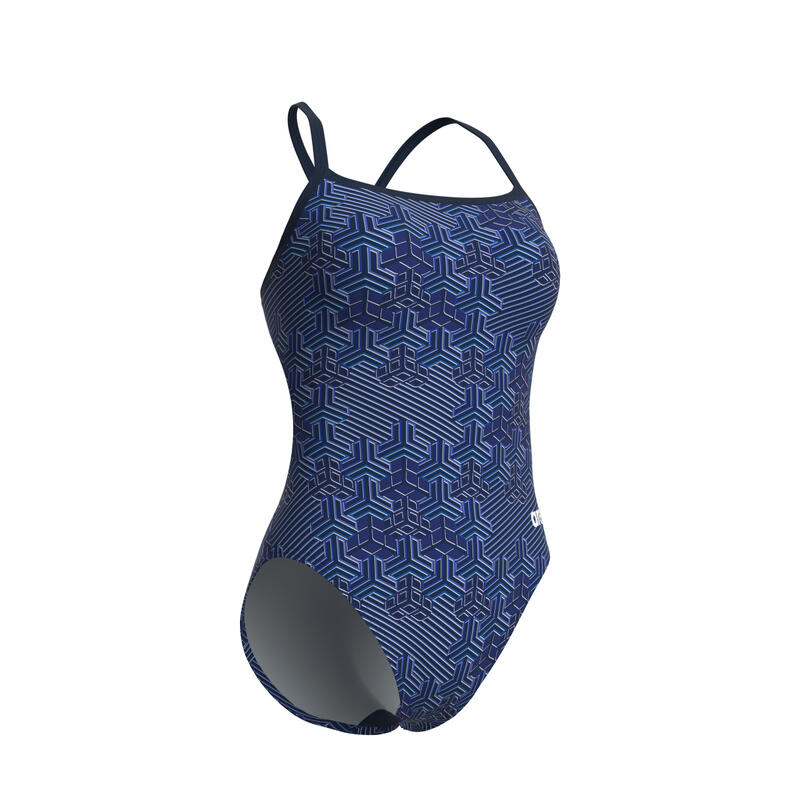 Maillot de bain femme Arena Kikko Pro Challenge Back Marine-Navy Multi