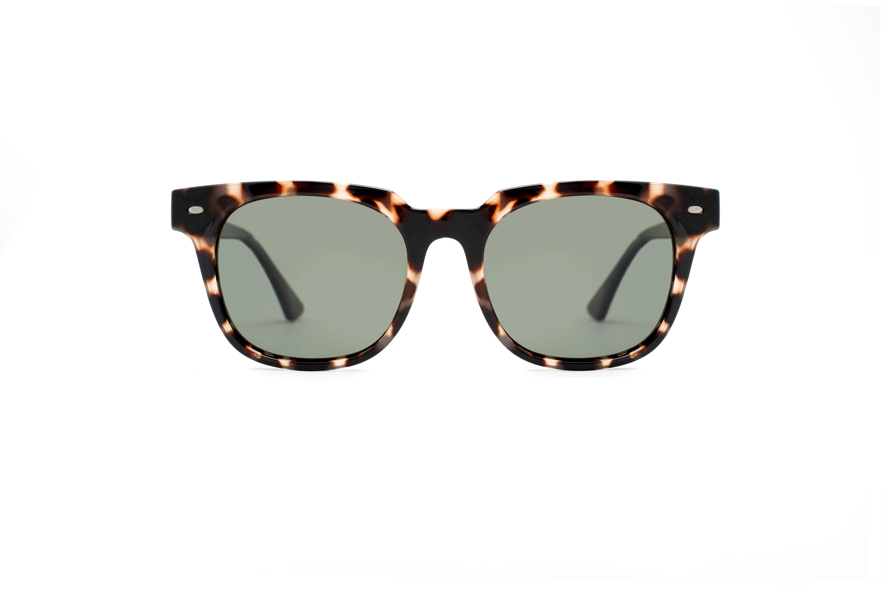 Gafas de sol CLARK en marrón y negro, POLARIZADAS VERDES cat.3 - MUNDAKA 3/5