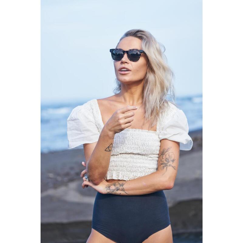 Lunettes de soleil CLARK milky tort et noir, Polarisés VERT cat.3 - MUNDAKA
